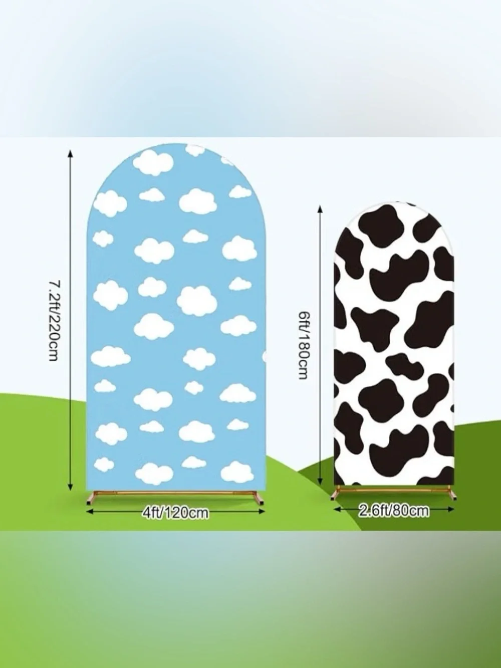Arch Backdrops Cover Set